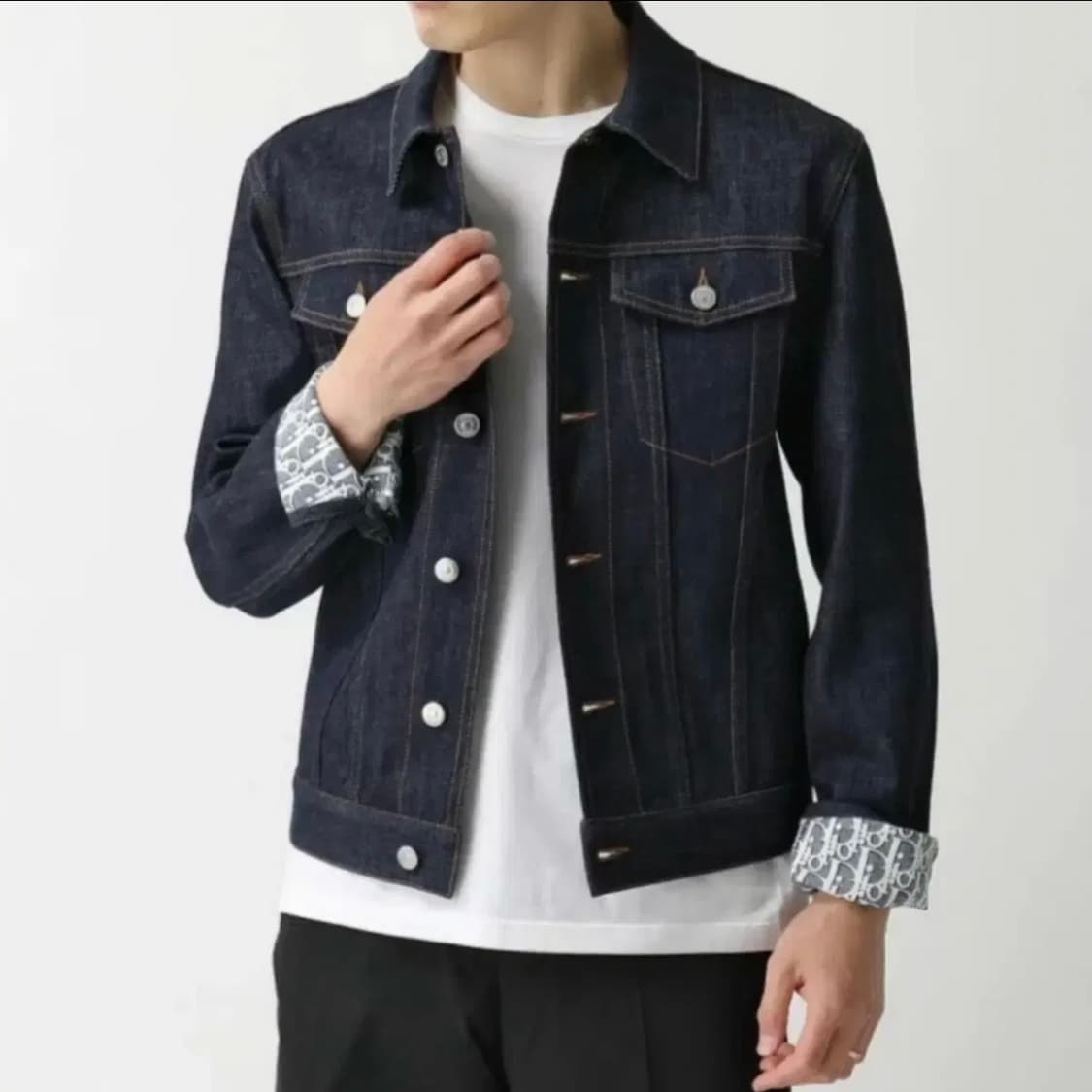 [S+급/54] 디올 오블리크 데님 트러커 청자켓 상품이미지9
