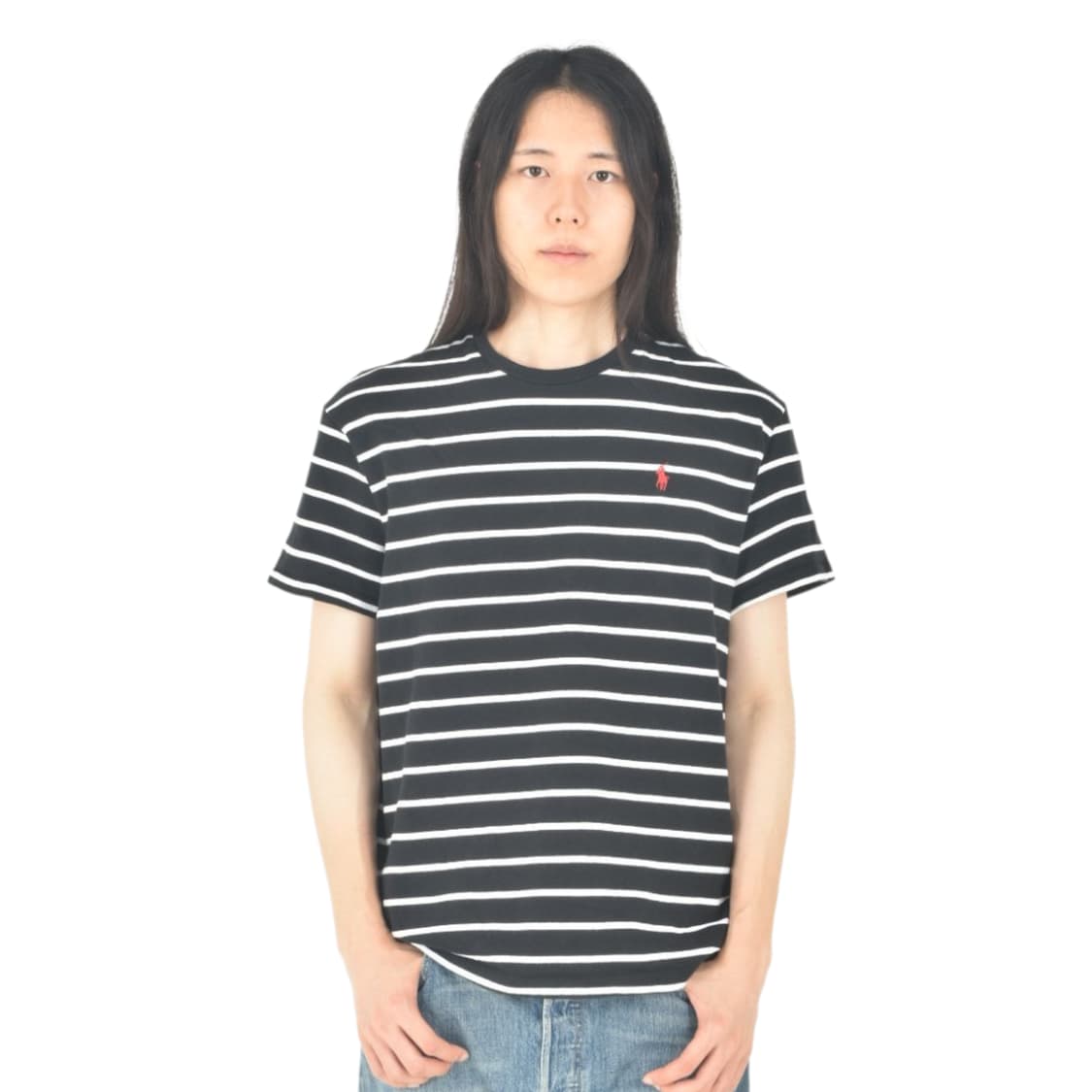  폴로 랄프로렌 최신형 큐알라벨 스트라이프 반팔티 L N0070 상품이미지4