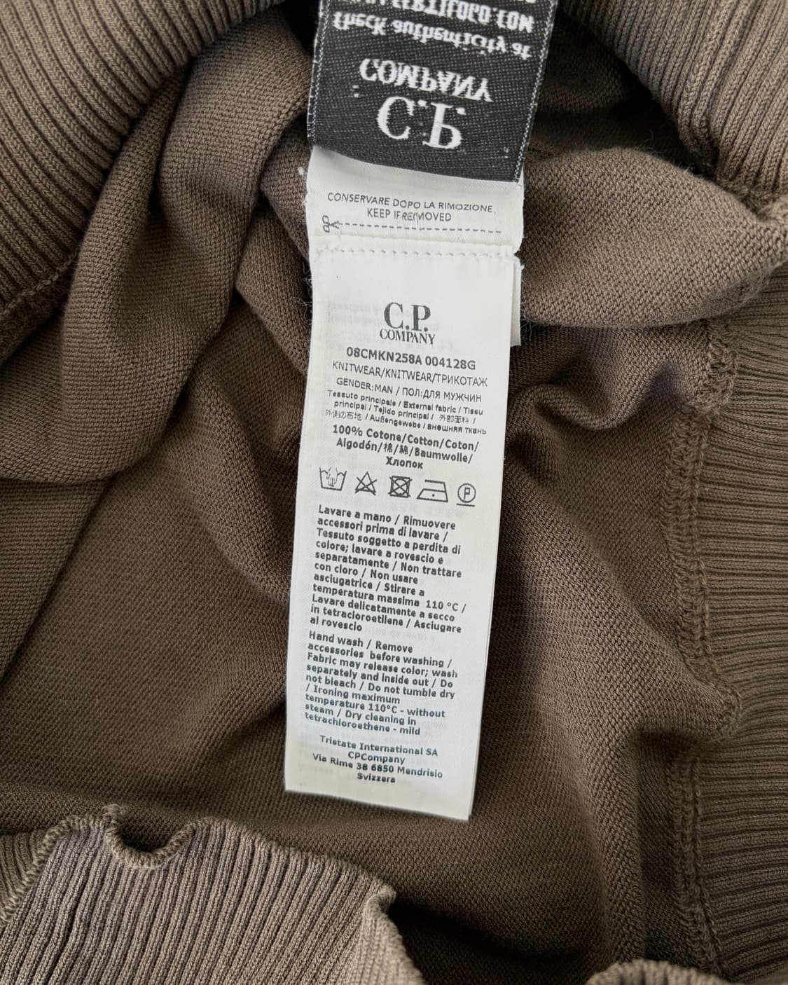 [L]CP컴퍼니 C.P.COMPANY 렌즈 와펜 니트 상품이미지10