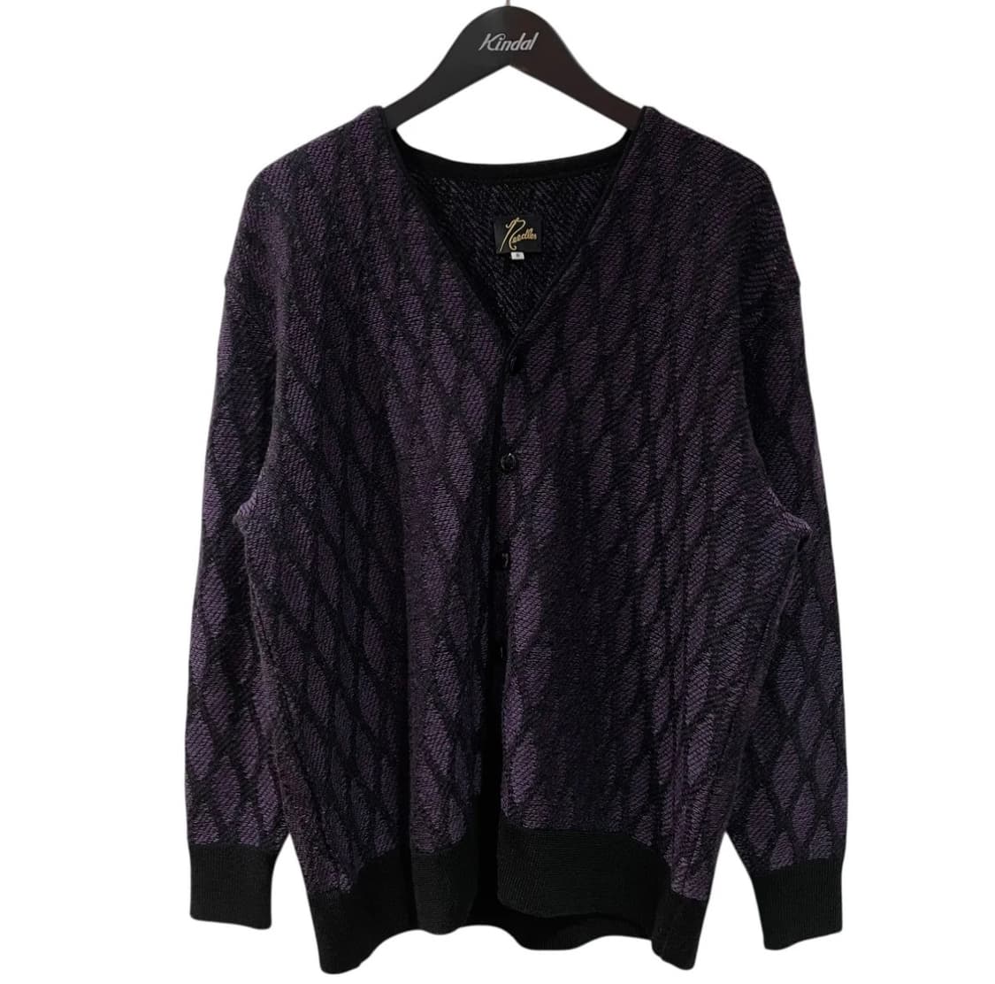 니들스 자카드 가디건 상품이미지1