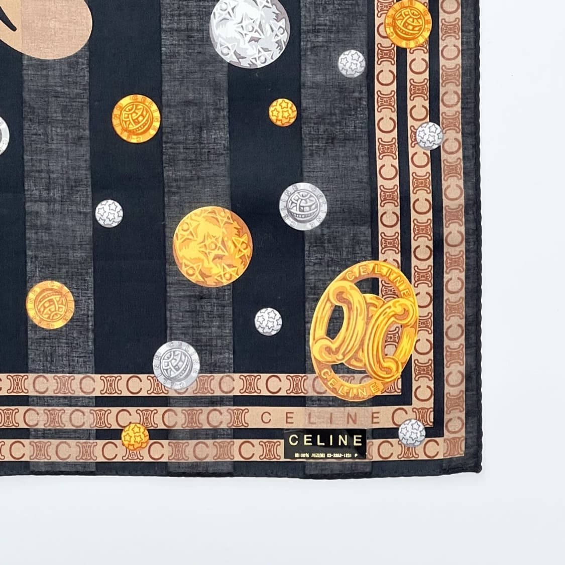 (새상품) celine / 셀린느 쁘띠스카프 손수건 상품이미지3
