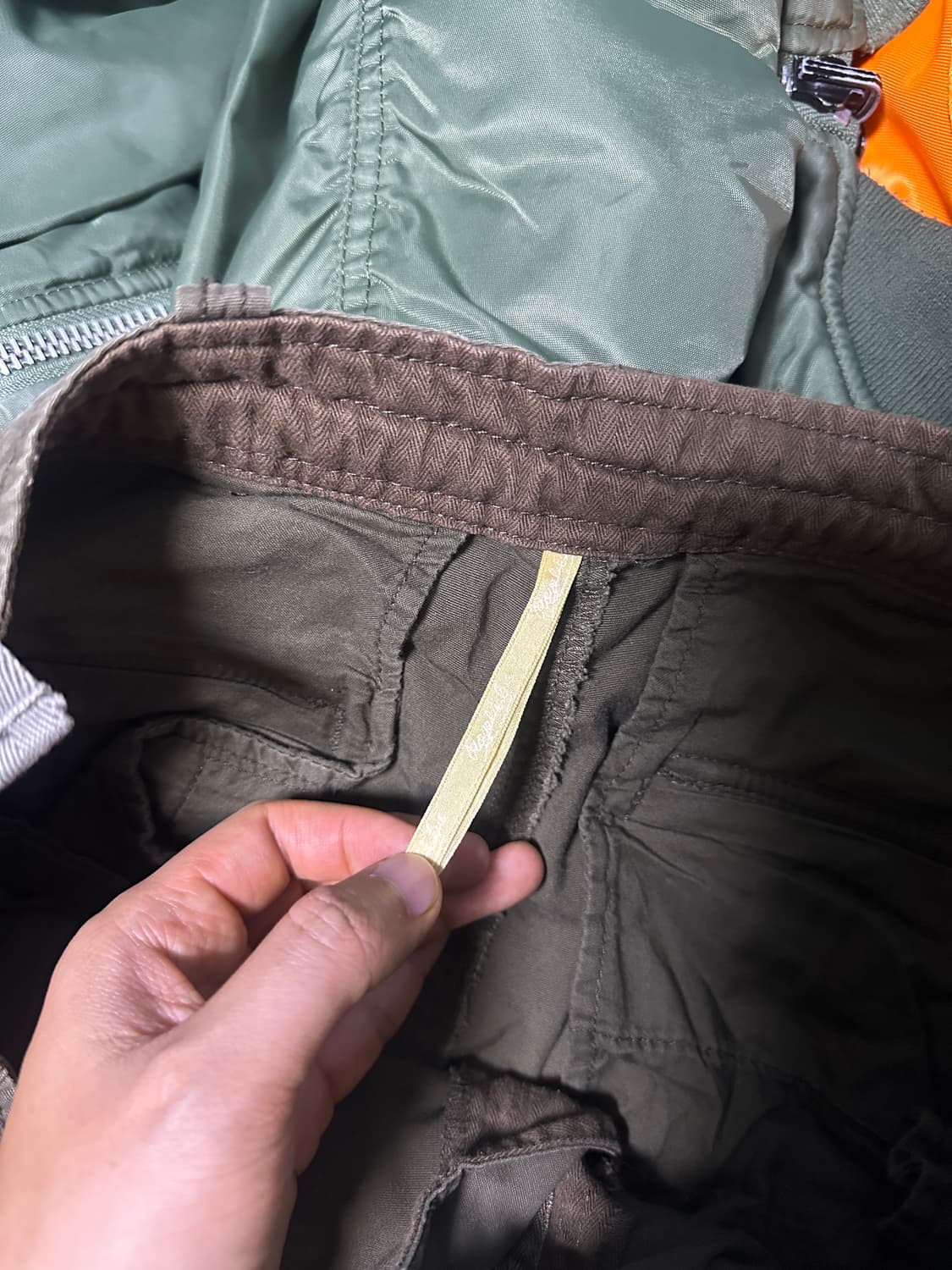 [L] 빈티지 M-65 카고 팬츠 카키 상품이미지5