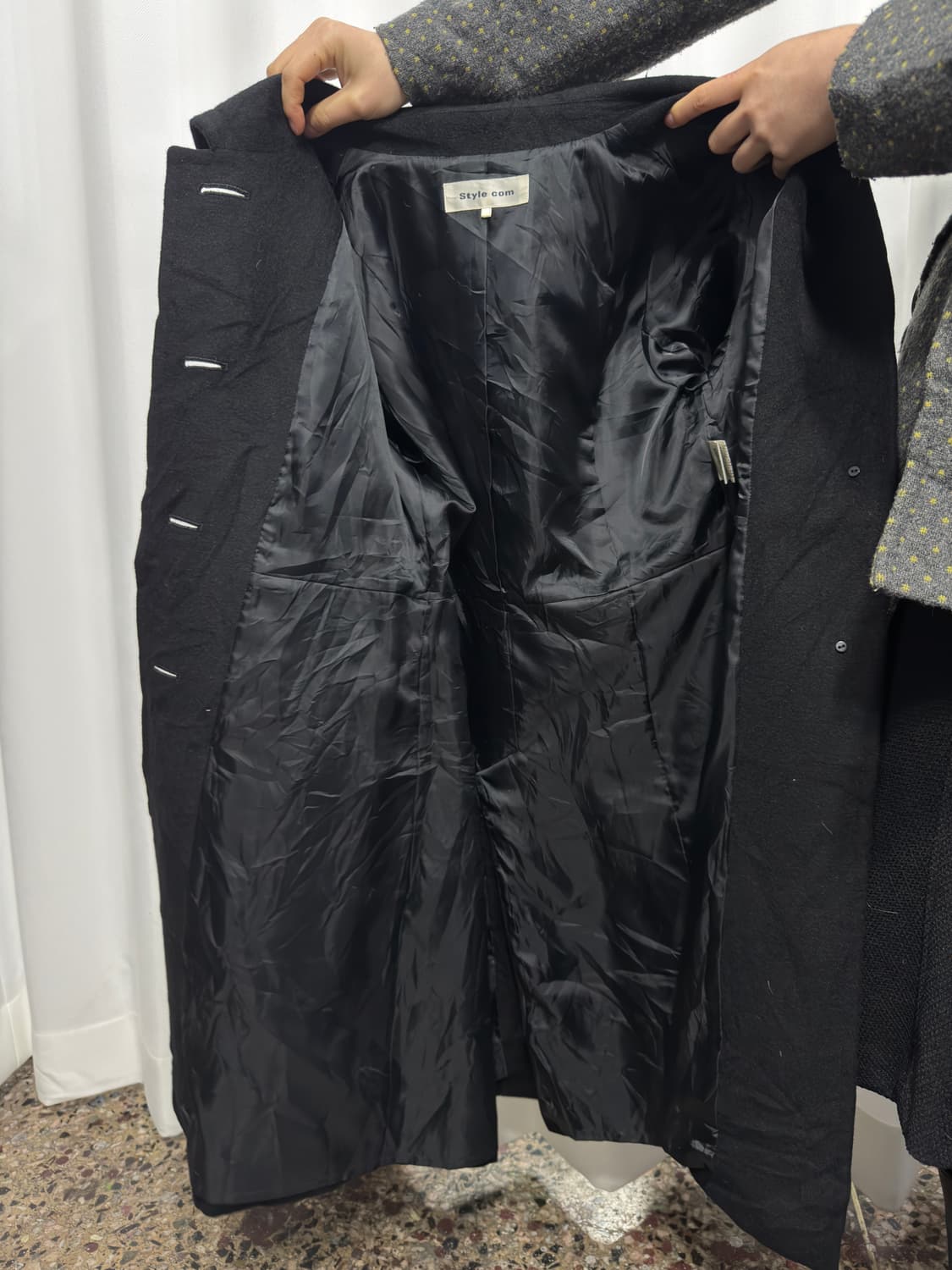 style com button coat 상품이미지6