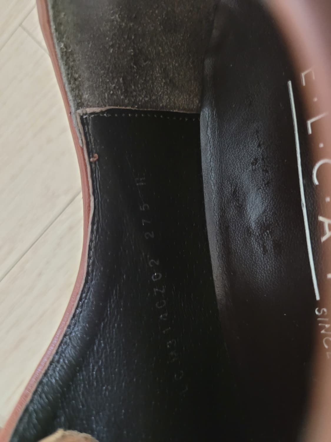 엘칸토 Elcanto 남자 윙팁 구두 로퍼 280 브라운 상품이미지9