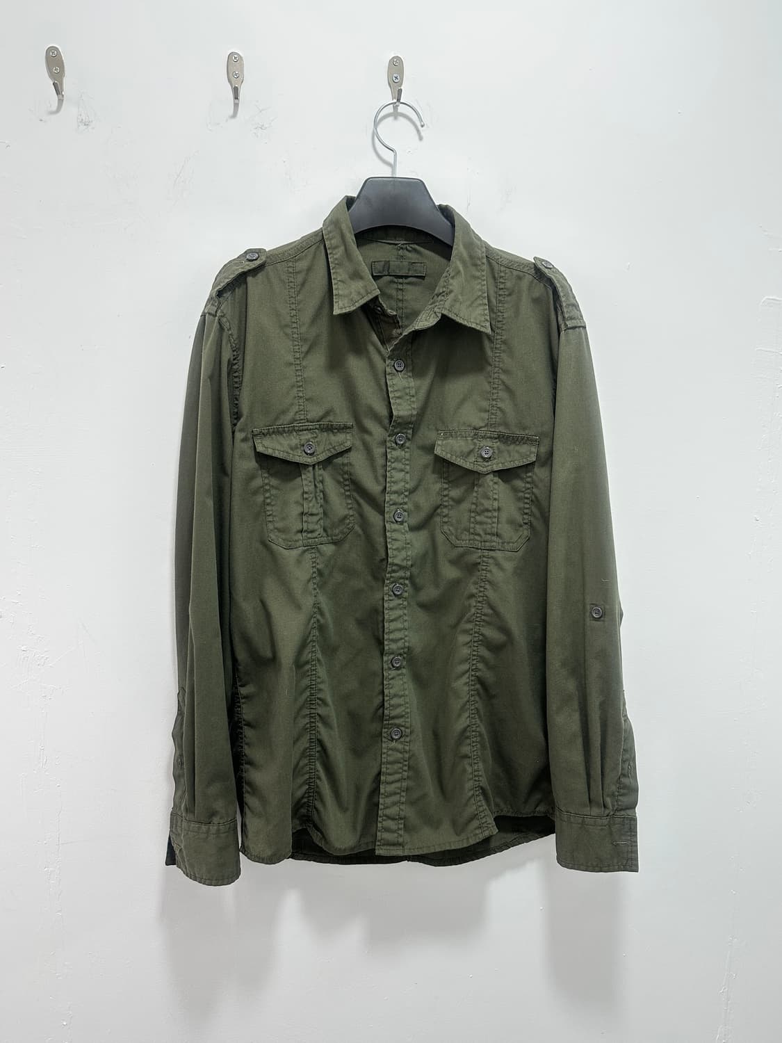 JPN khaki pocket shirts 상품이미지3