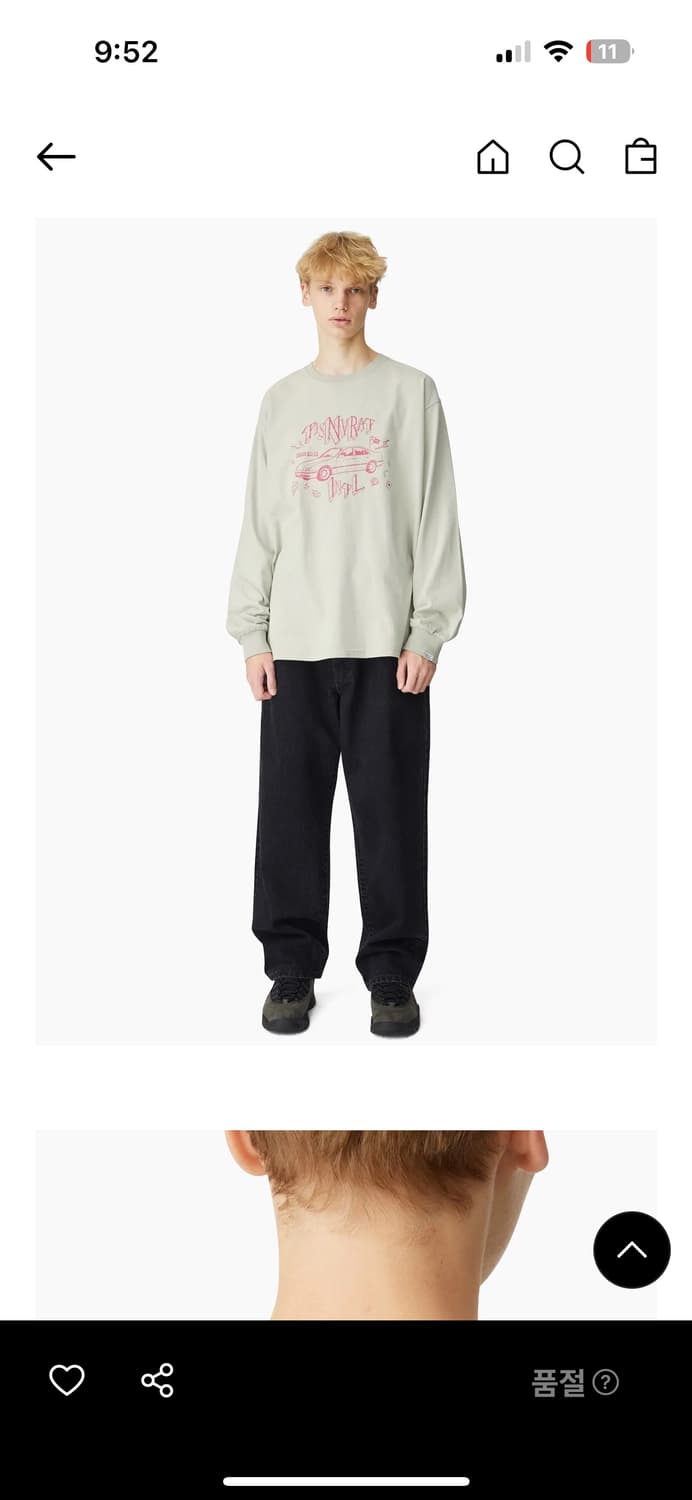 Thisisneverthat 디스이즈네버댓 Car Tee Stone M 상품이미지2
