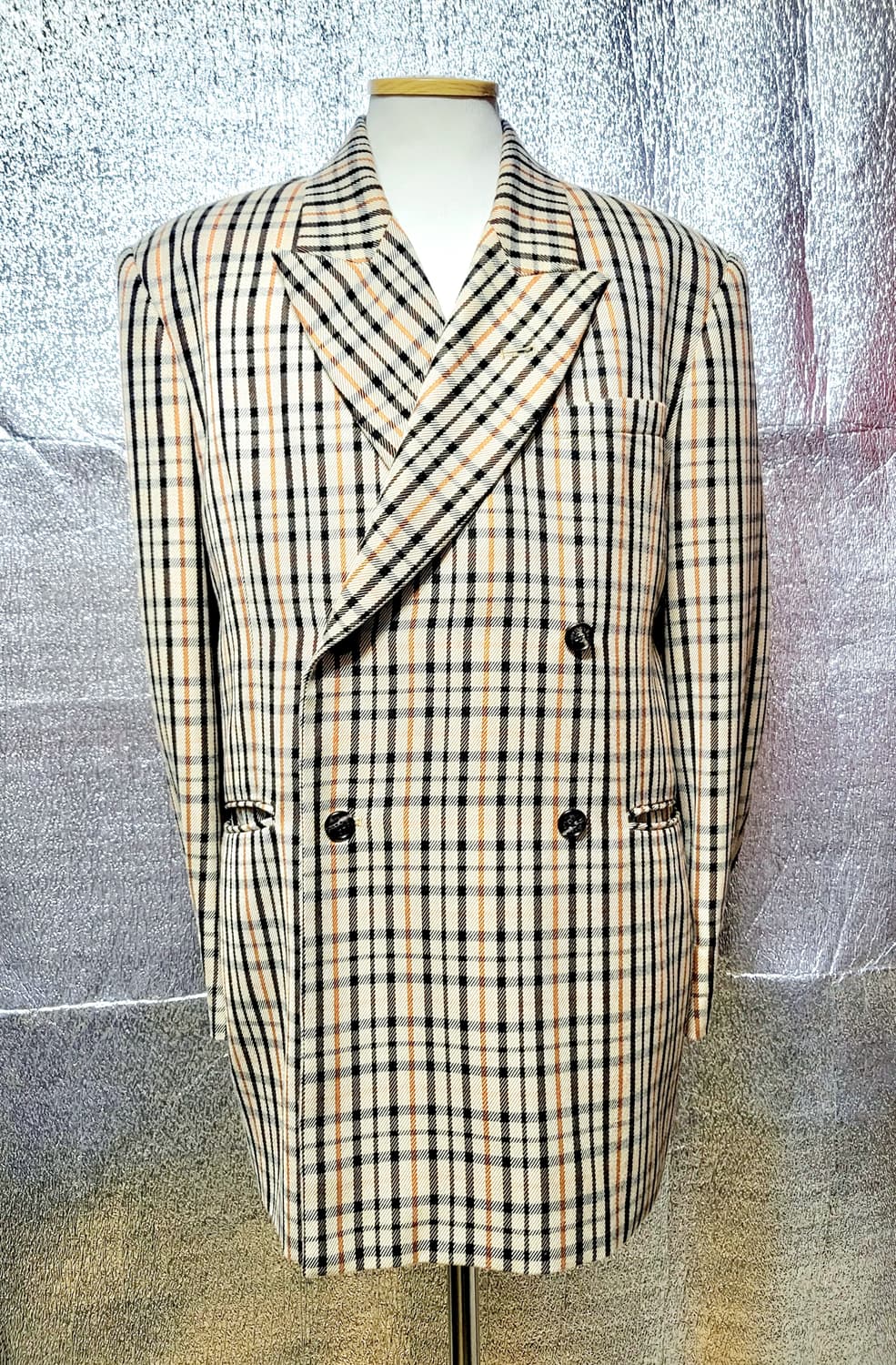 <필독> 인스턴트펑크 체크 더블 자켓 상품이미지1