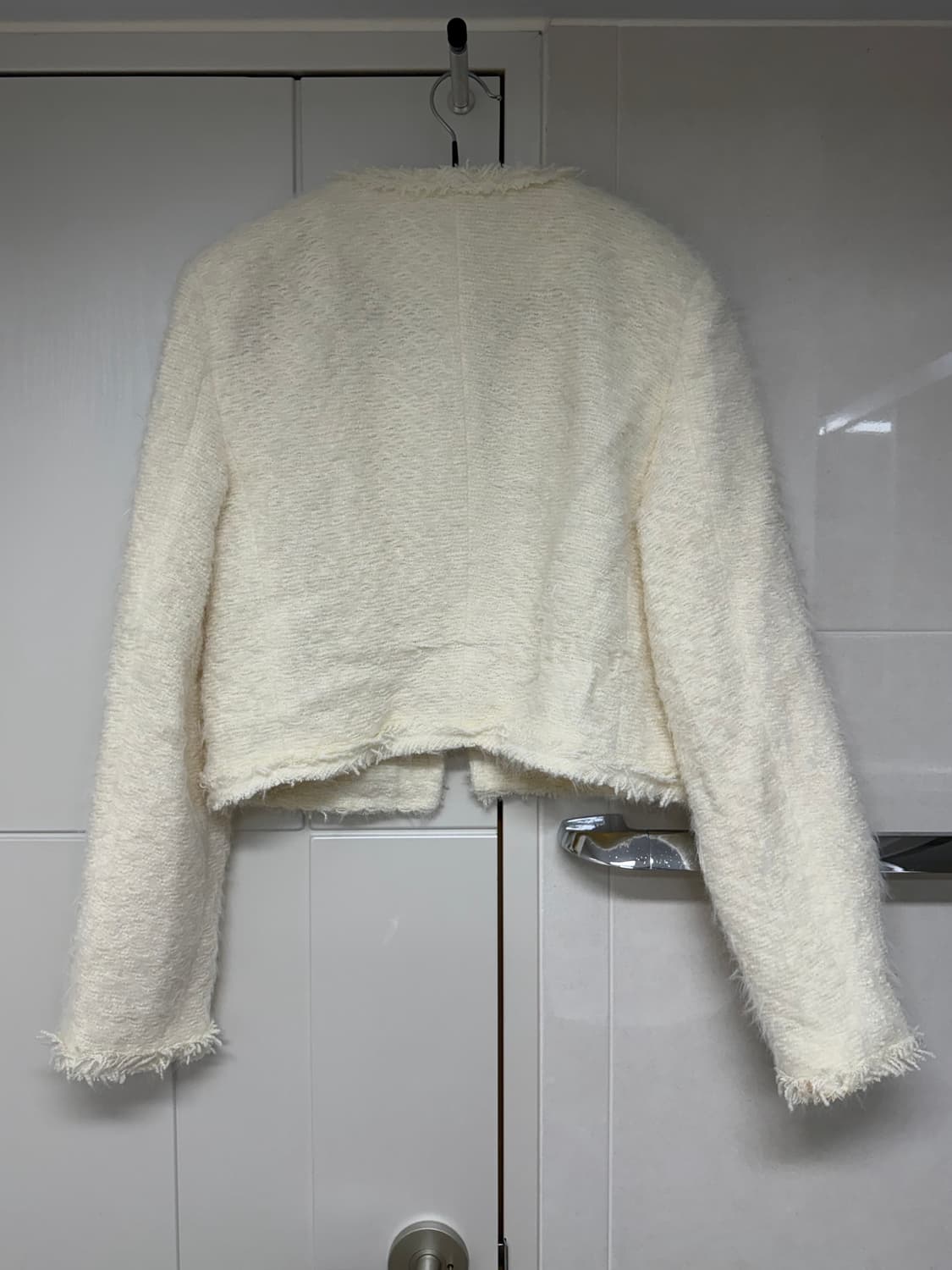 트위드 자켓 화이트 상품이미지4