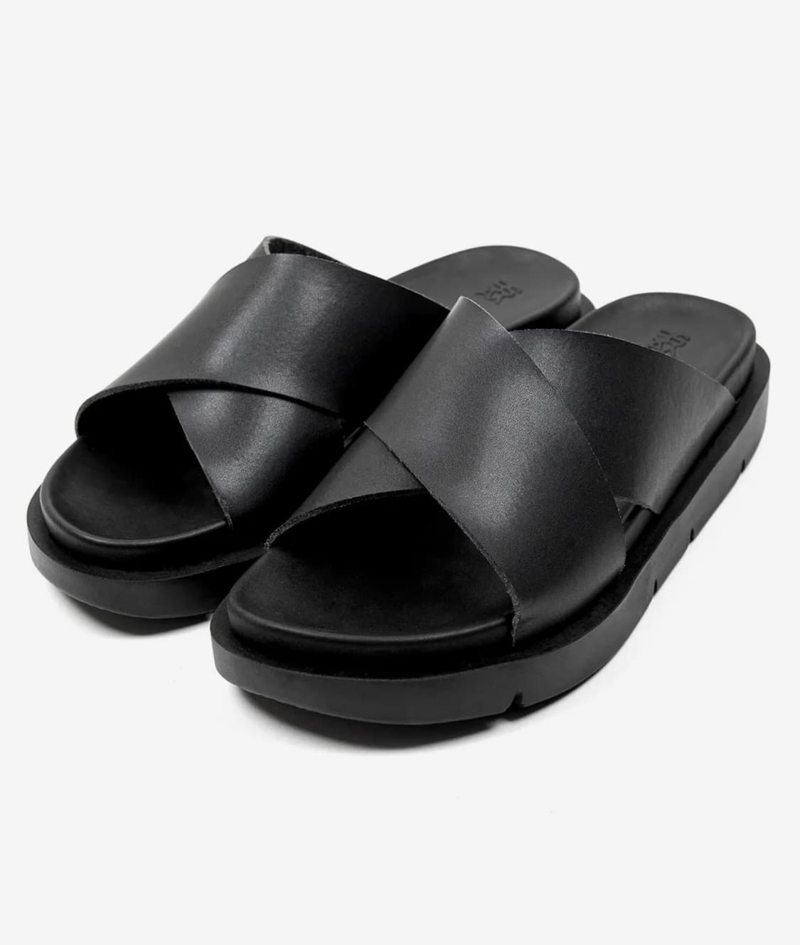 (270) 야세 오피스 슬라이드 레더 블랙 547 상품이미지2