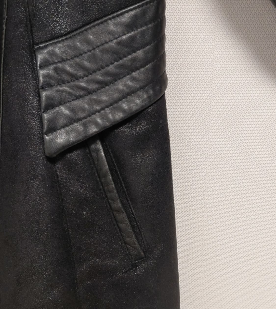 빈티지 리얼폭스퍼 램스킨 무스탕코트 상품이미지3