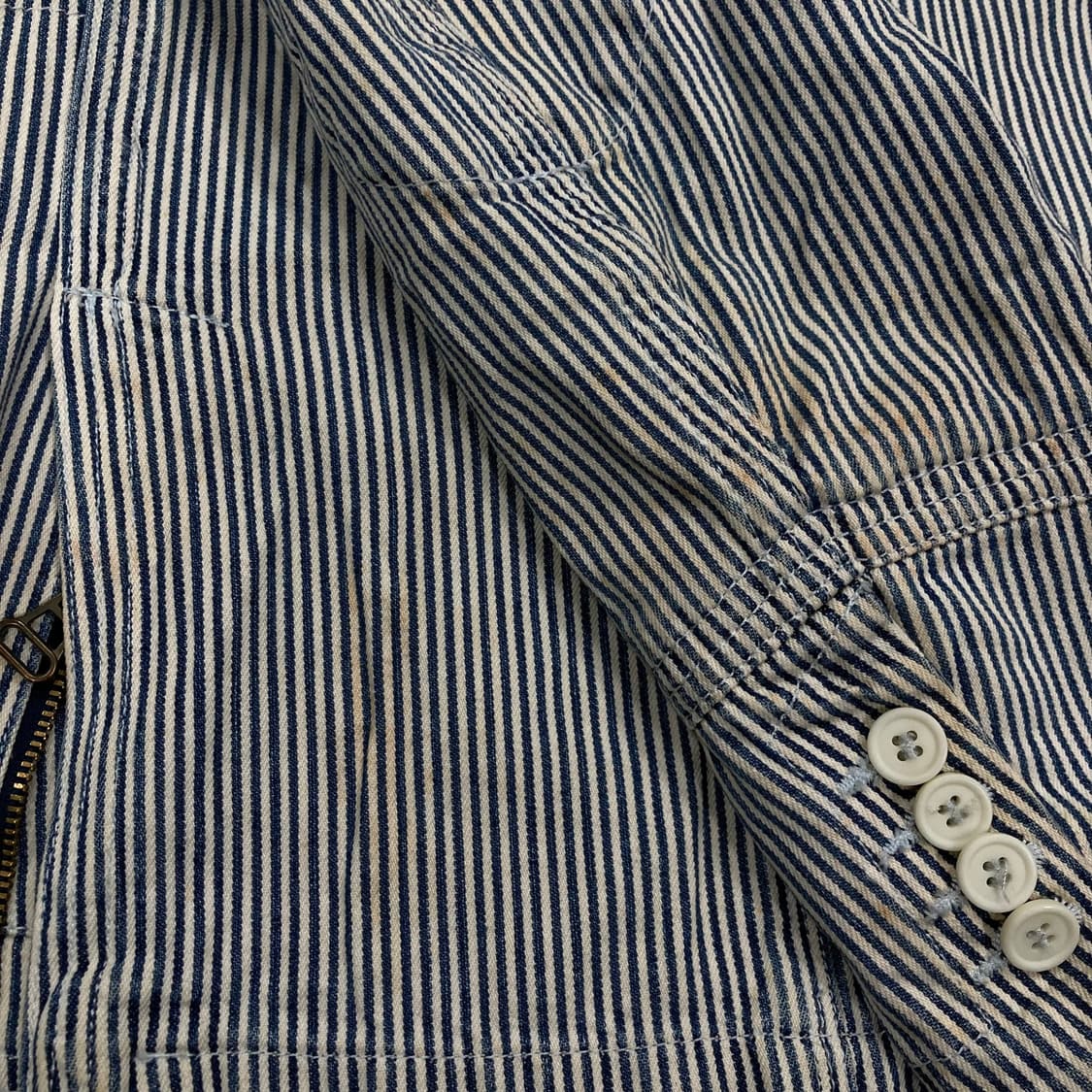 디젤 스트라이프 패턴 블레이저 자켓 상품이미지5