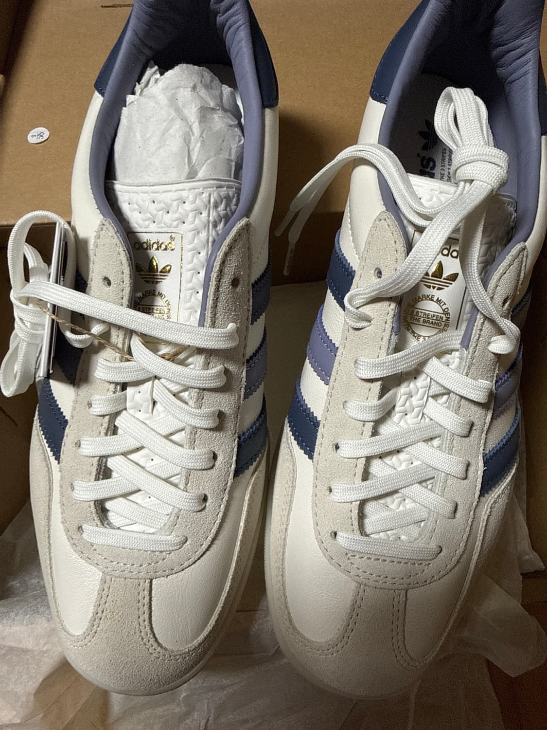 아디다스 가젤 인도어 코어 화이트 프리러브 잉크 IG1643 상품이미지3