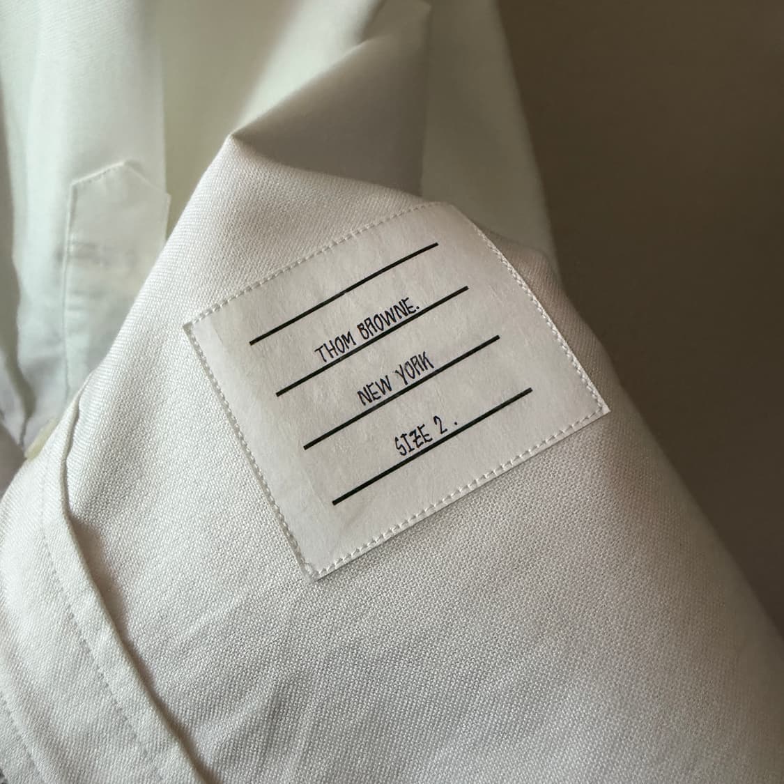 톰브라운 사선완장 셔츠자켓 2 (100) 드라이완료 상품이미지6