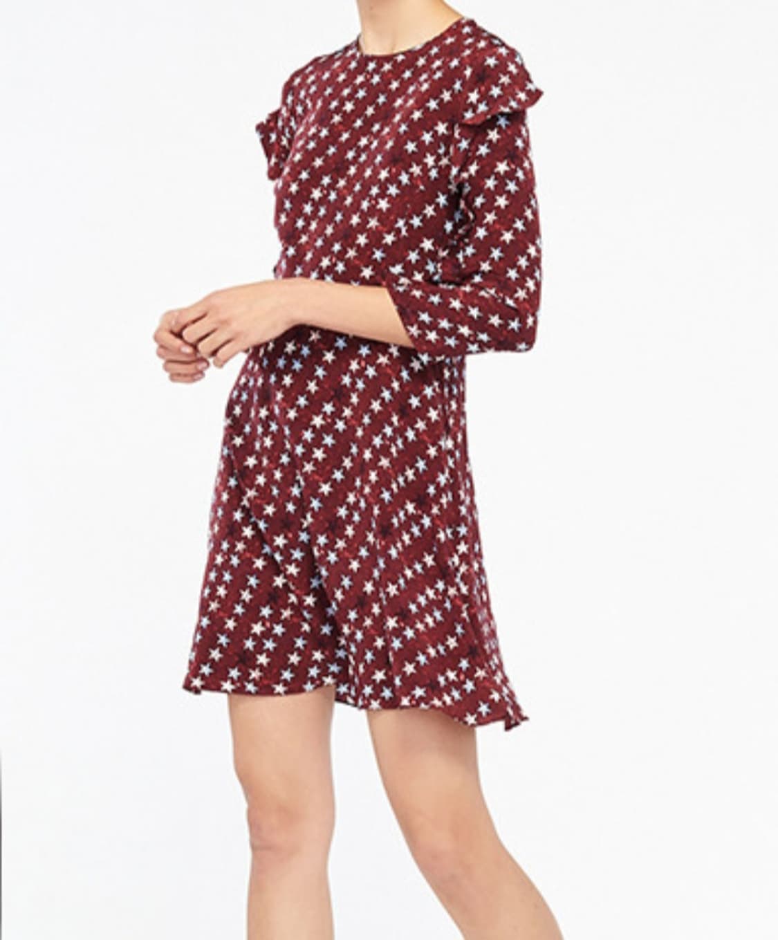 산드로 슈팅스타 실크100 미니원피스 1사이즈 상품이미지4