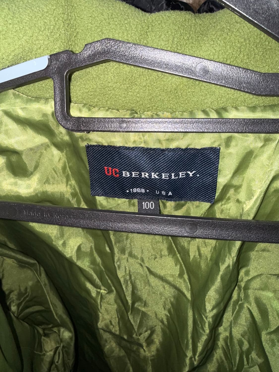 UC BERKELEY 올리브 패딩 상품이미지8