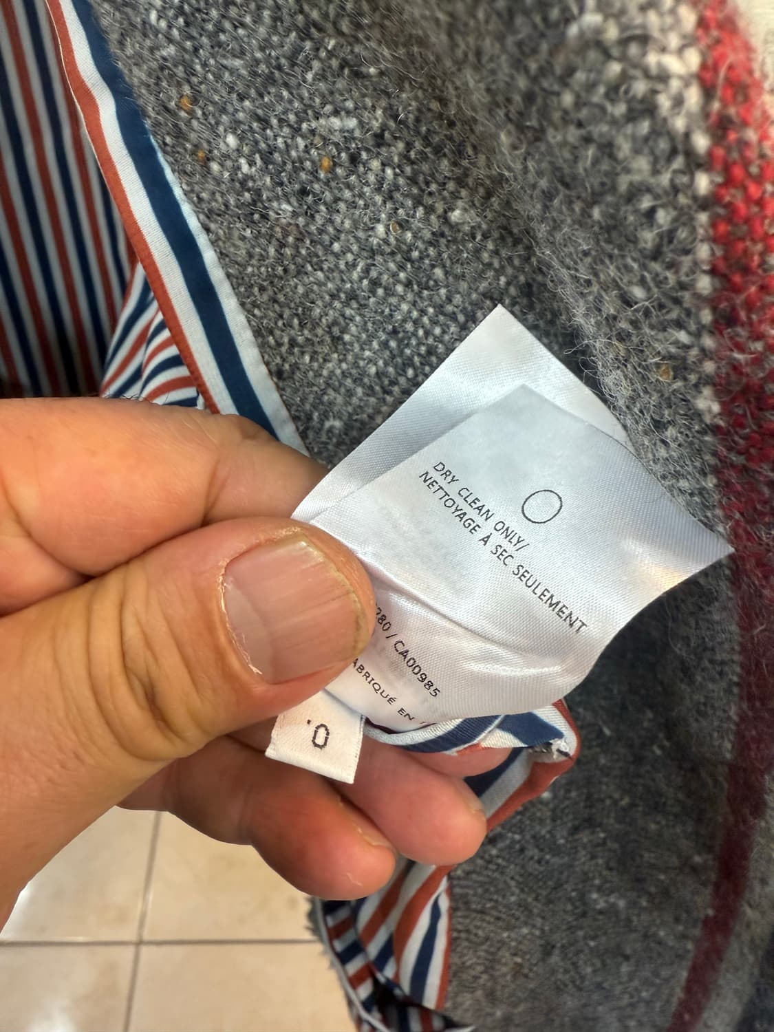 38/44-55 정품 톰브라운 트윗트 자켓 팝니다 상품이미지7