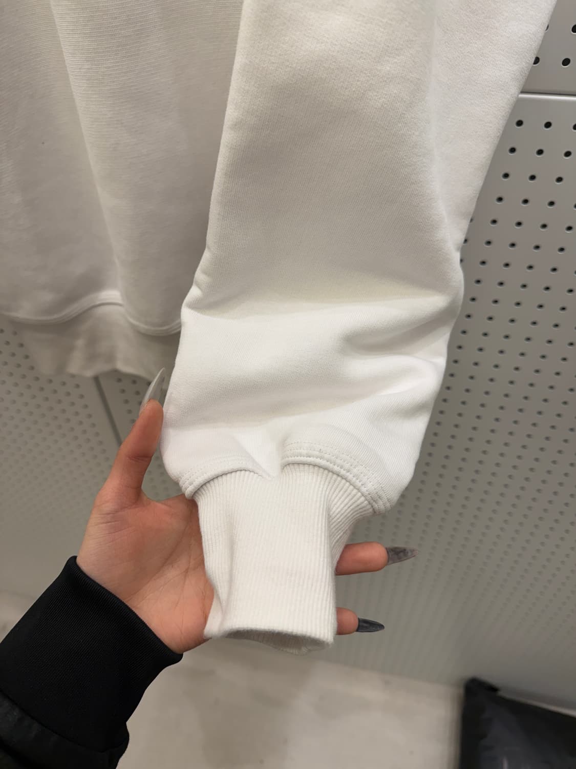 스투시 베이직 화이트 빅로고 맨투맨 U788 상품이미지4