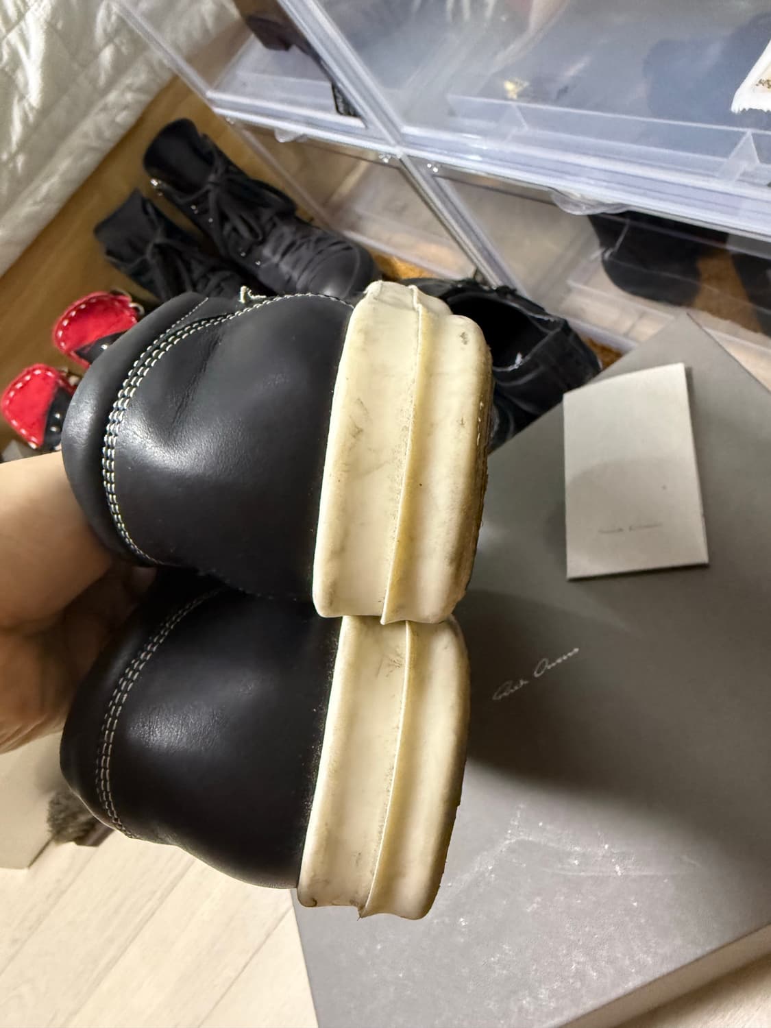 릭오웬스 반스 레더 41 상품이미지5