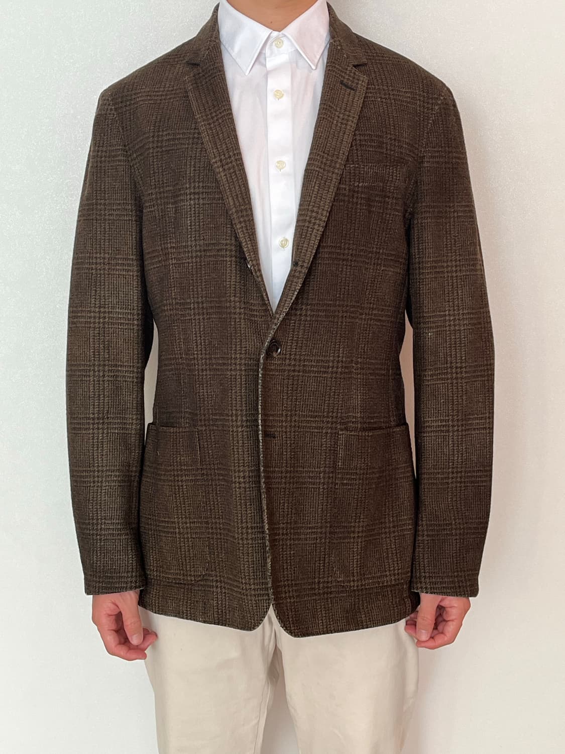 버버리 런던 브라운 체크 블레이저 MADE IN ITALY 상품이미지1