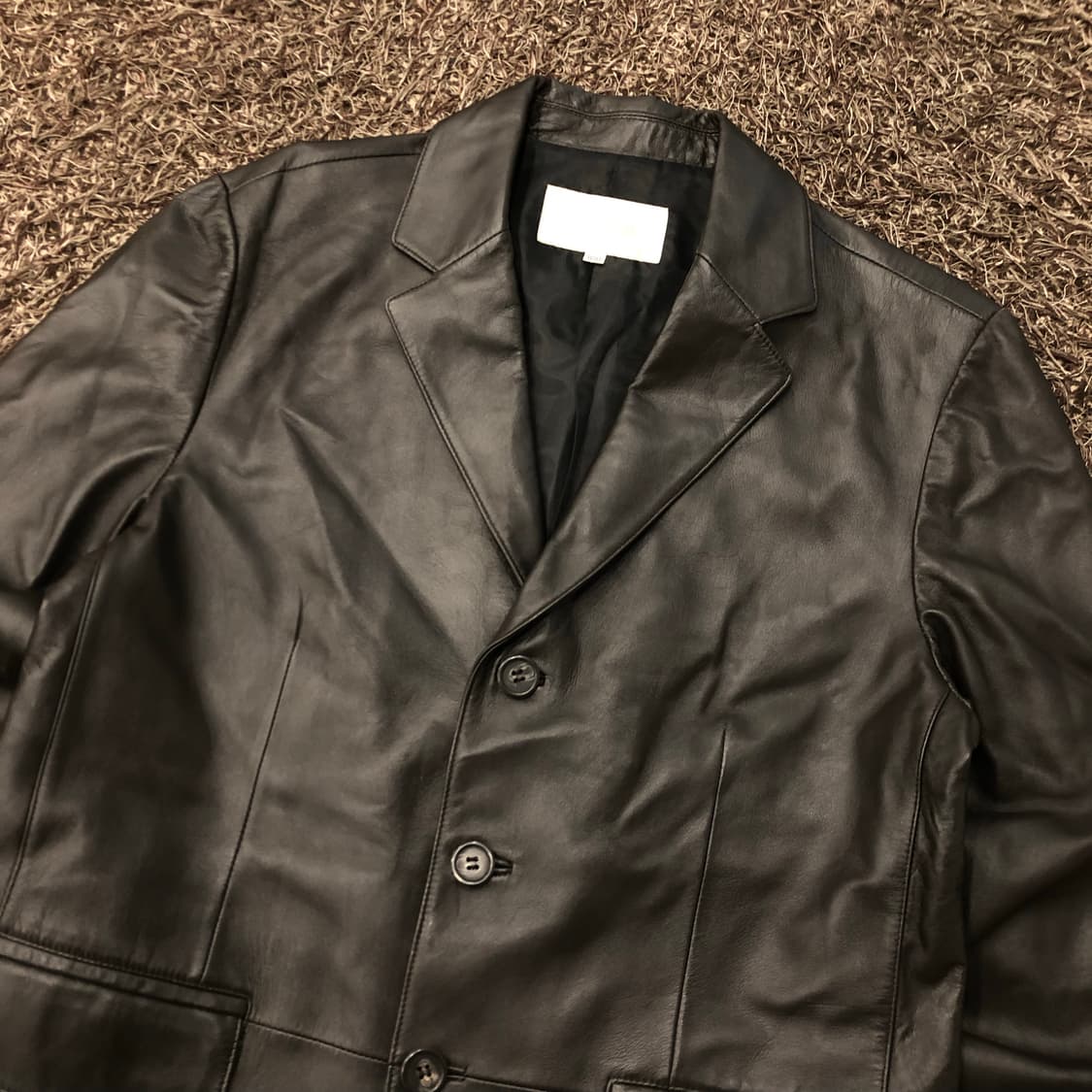 빈티지 양가죽 블레이저 레더 가죽 자켓 상품이미지2