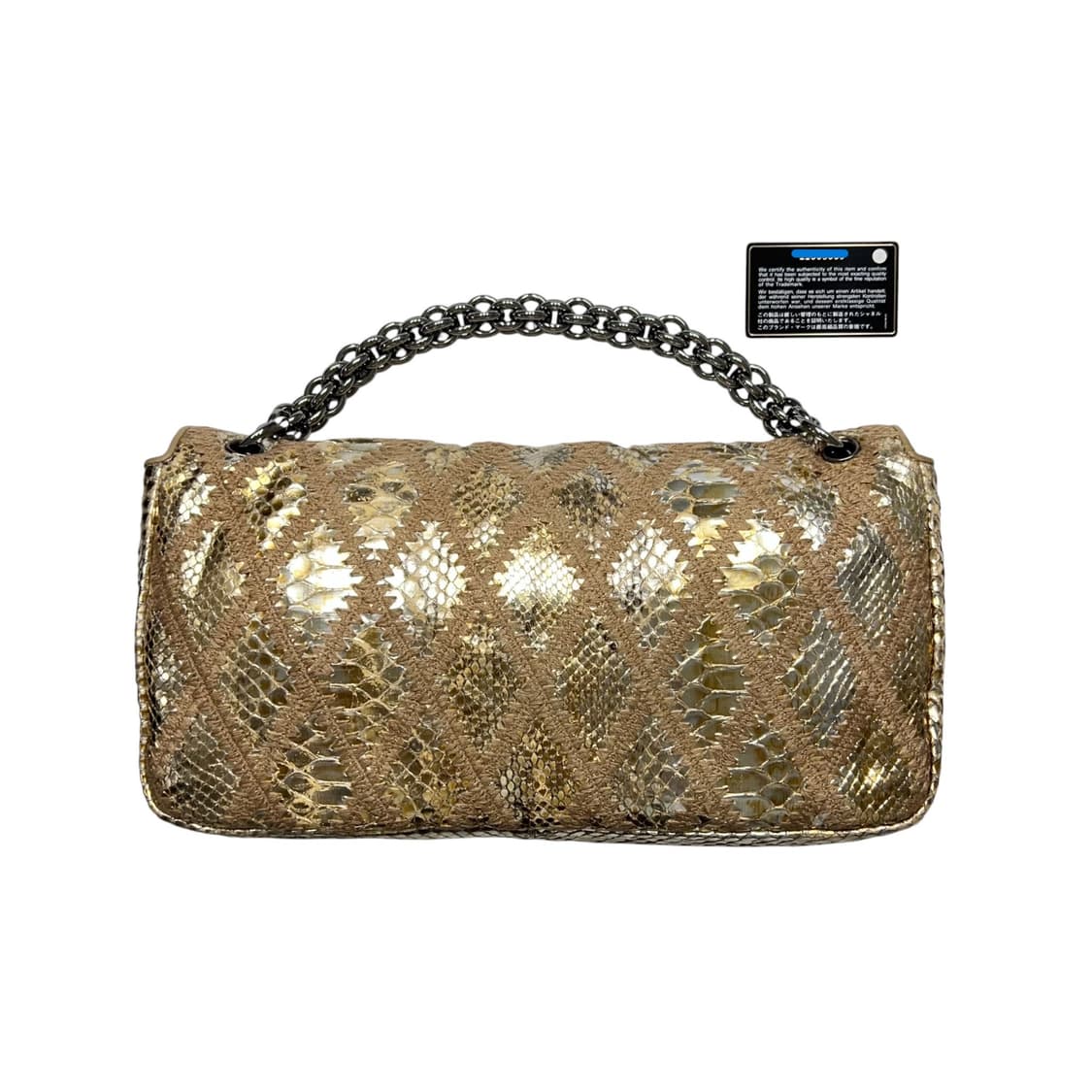 샤넬 클래식 골드 파이톤백 상품이미지3