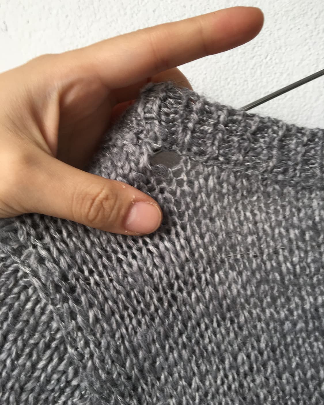 Lace up ribbon point knit onepiece 상품이미지6