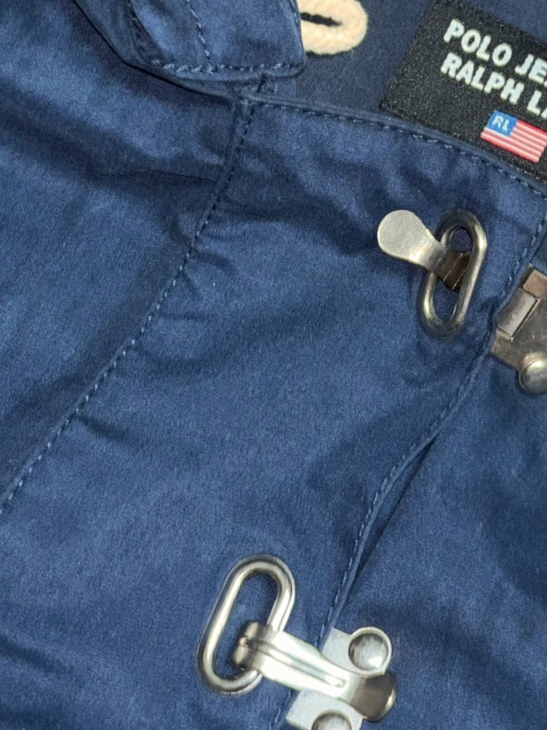 폴로 랄프로렌 성조기 버클 파이어맨 아노락 후드 바막 상품이미지7