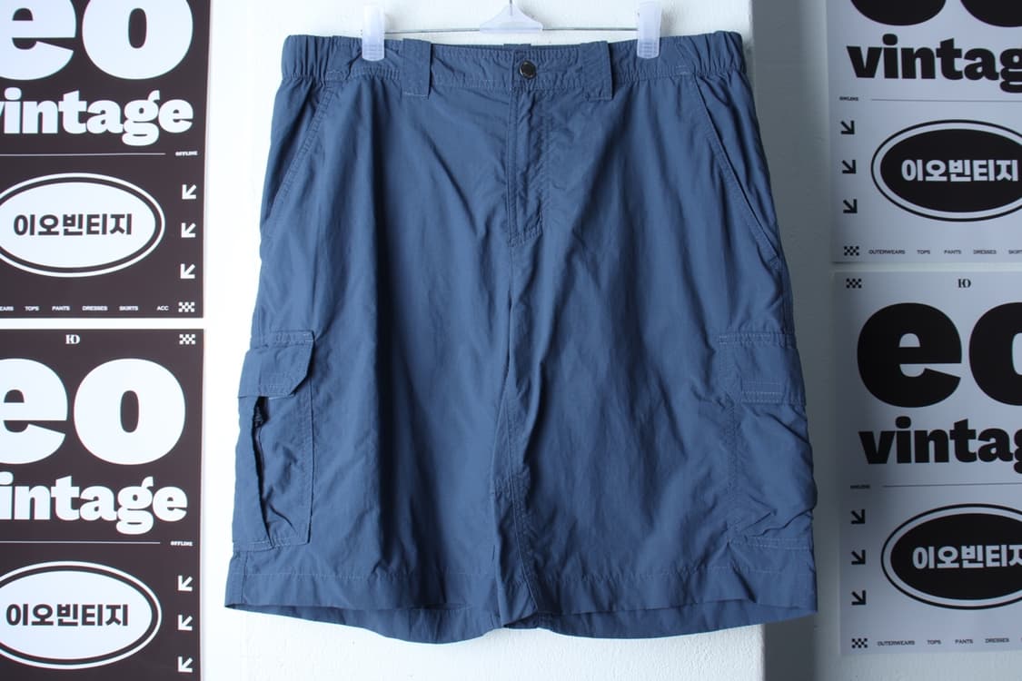 (L-XL) 컬럼비아 반바지 팬츠 카고 나일론 밴딩 블루-P10078 상품이미지2