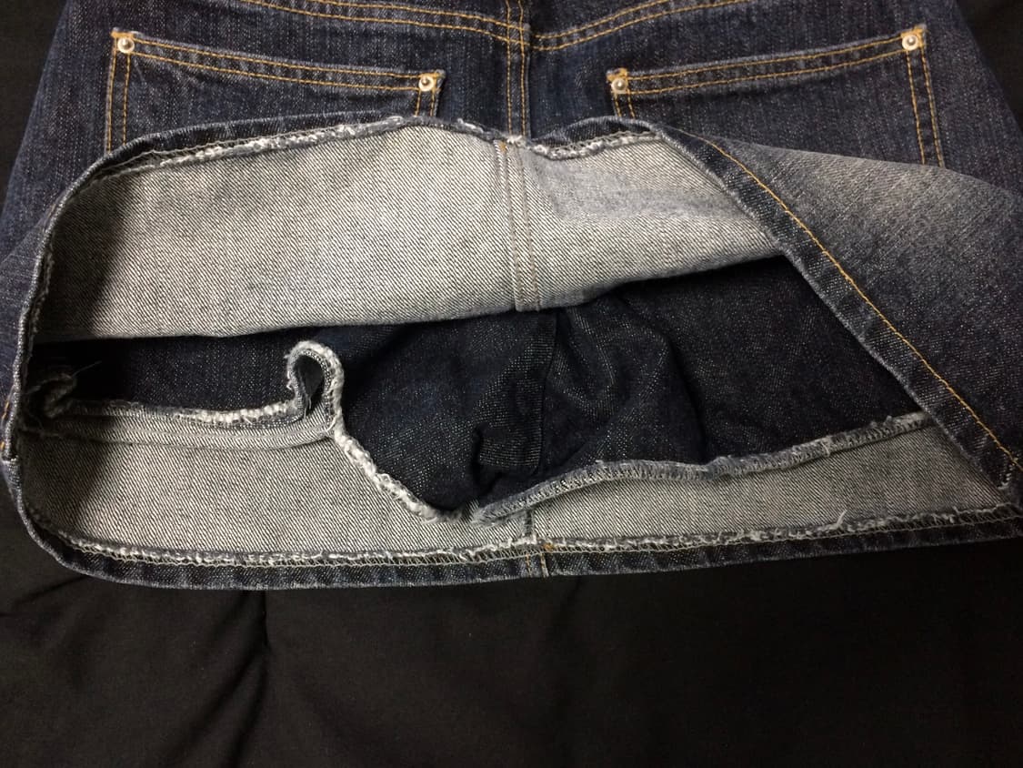 애즈온 비버리 데님 스커트  상품이미지4