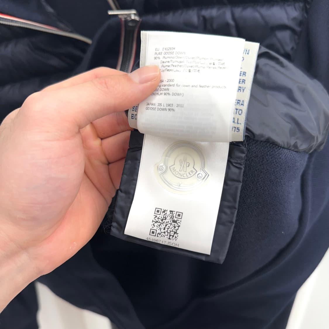 [M] 몽클레어 니트패딩 네이비 상품이미지5