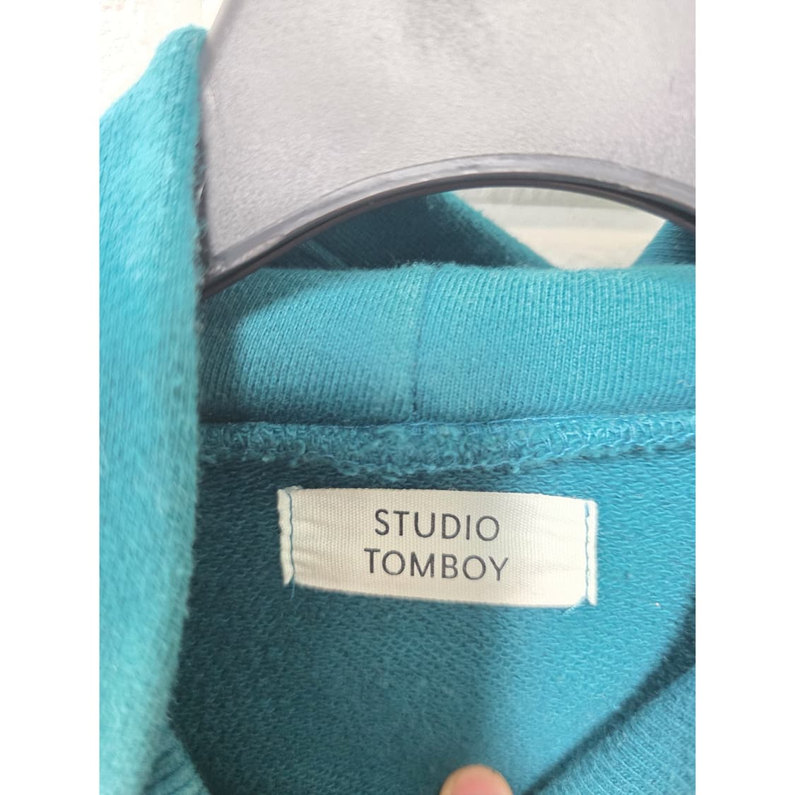 택포) 스튜디오 톰보이 Dandy 크롭 후드티 Free 상품이미지2