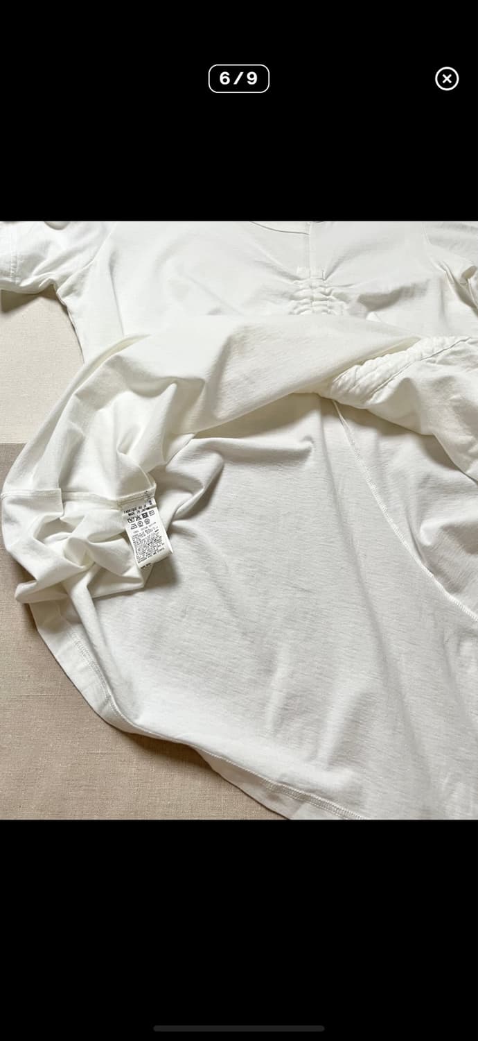 요지야마모토 syte 스트링 셔링 티셔츠 Yohji yamamoto 상품이미지4