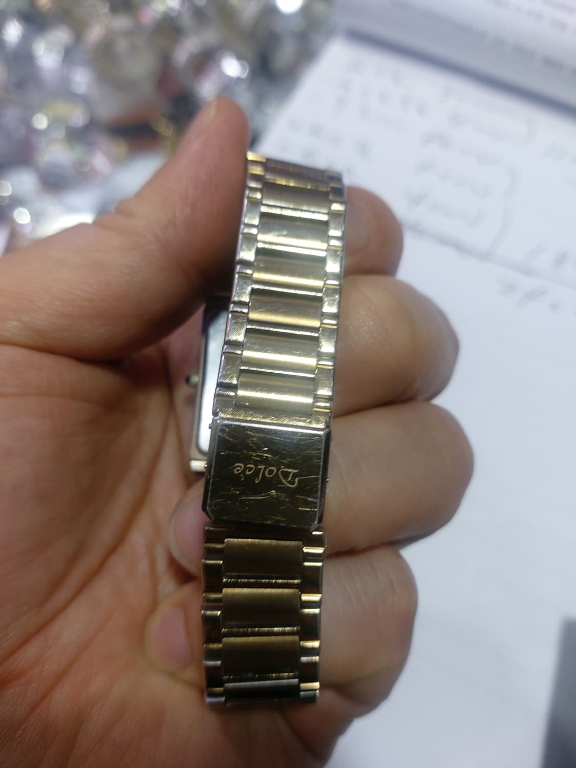 세이코 돌체 금장 사각 빈티지 시계 상품이미지3