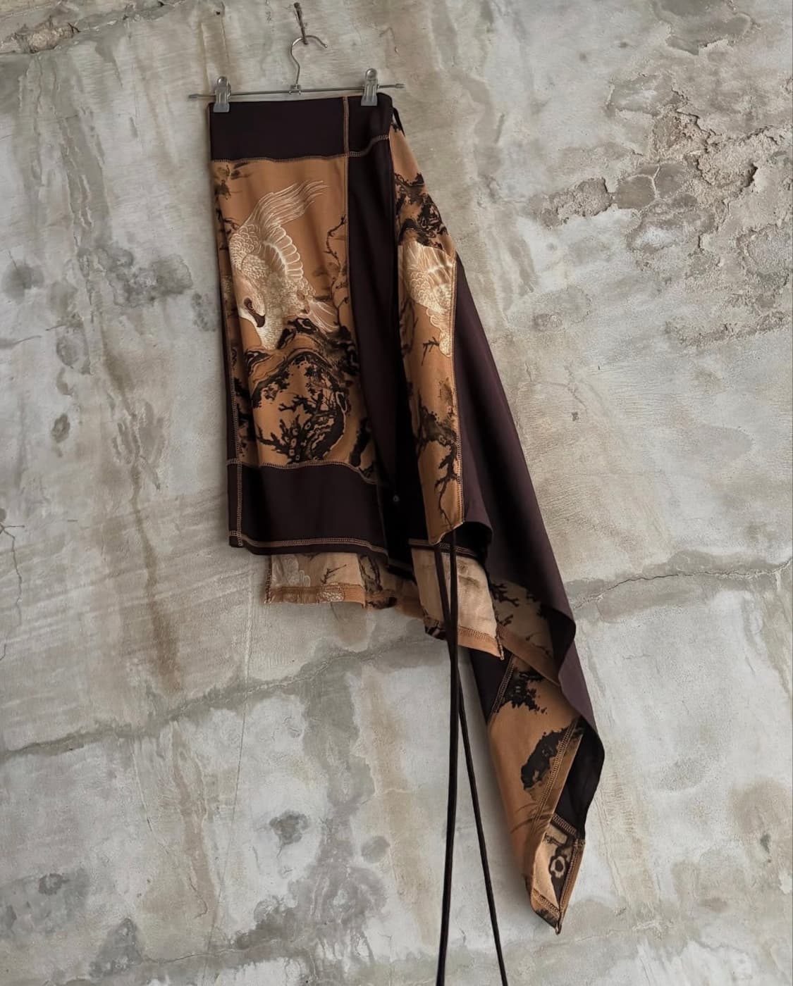 Ozzon Oriental Rap Skirt 상품이미지1