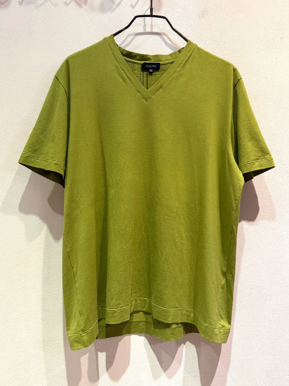 Cruciani Green T-Shirt (Made In Italy) 상품이미지2