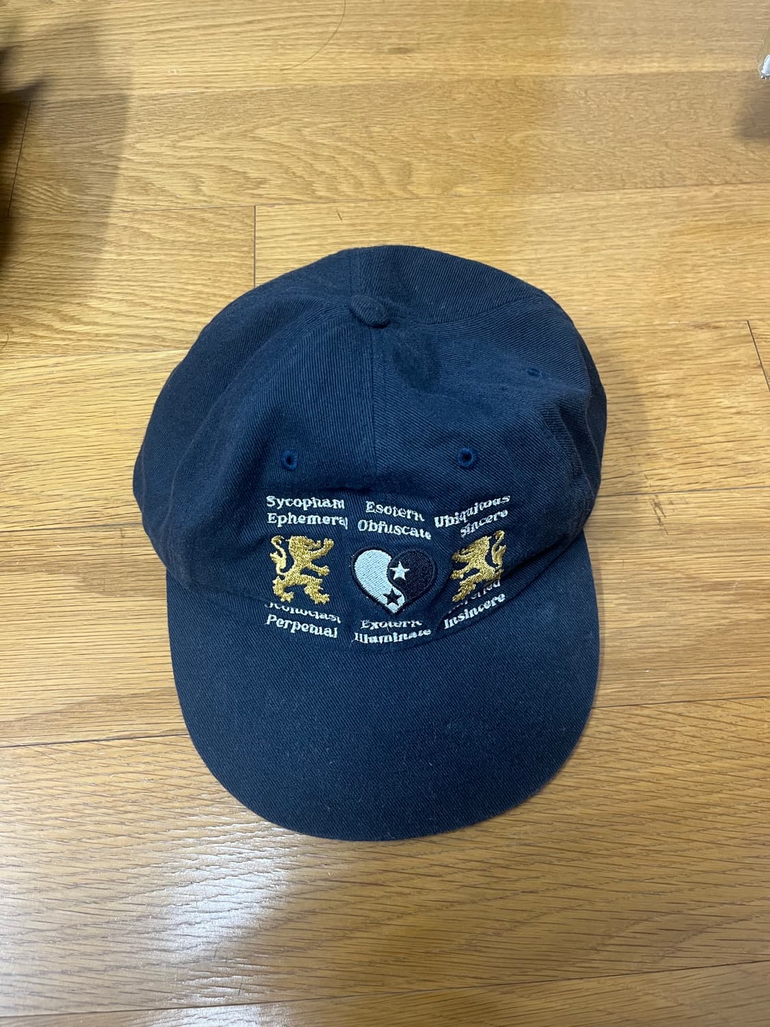 패슬 워시드 캡 네이비  lion heart washed cap 상품이미지2