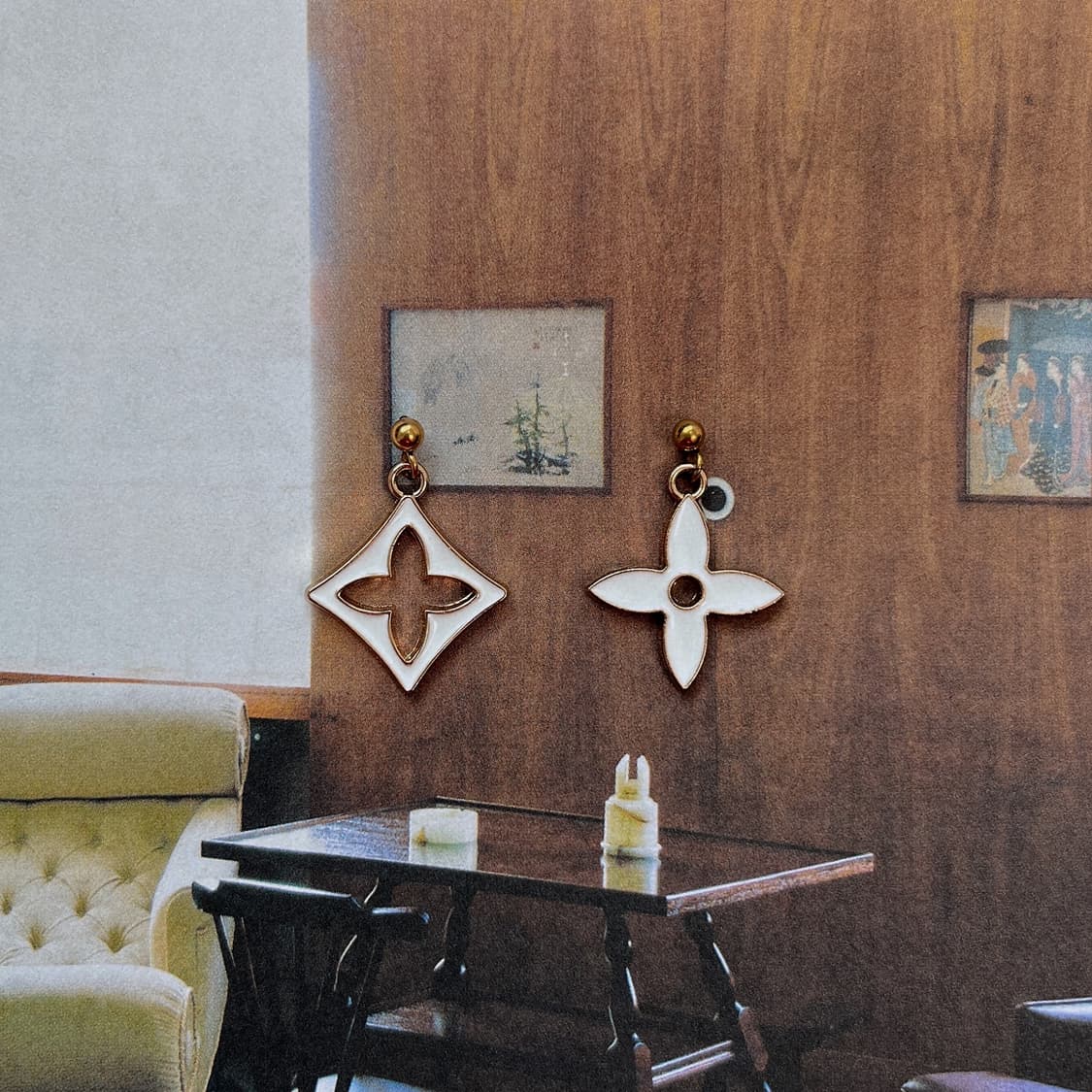 루이비통 모노그램 플라워 귀걸이 상품이미지1