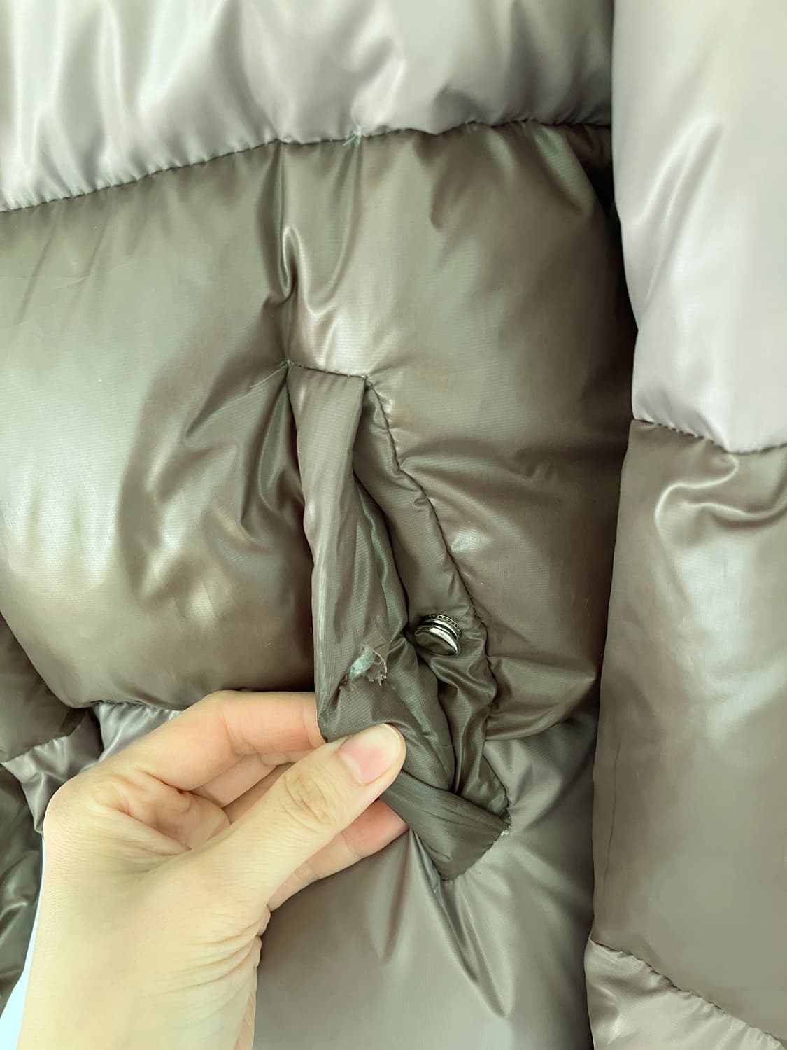 스탠드얼론 투톤 패딩 상품이미지4