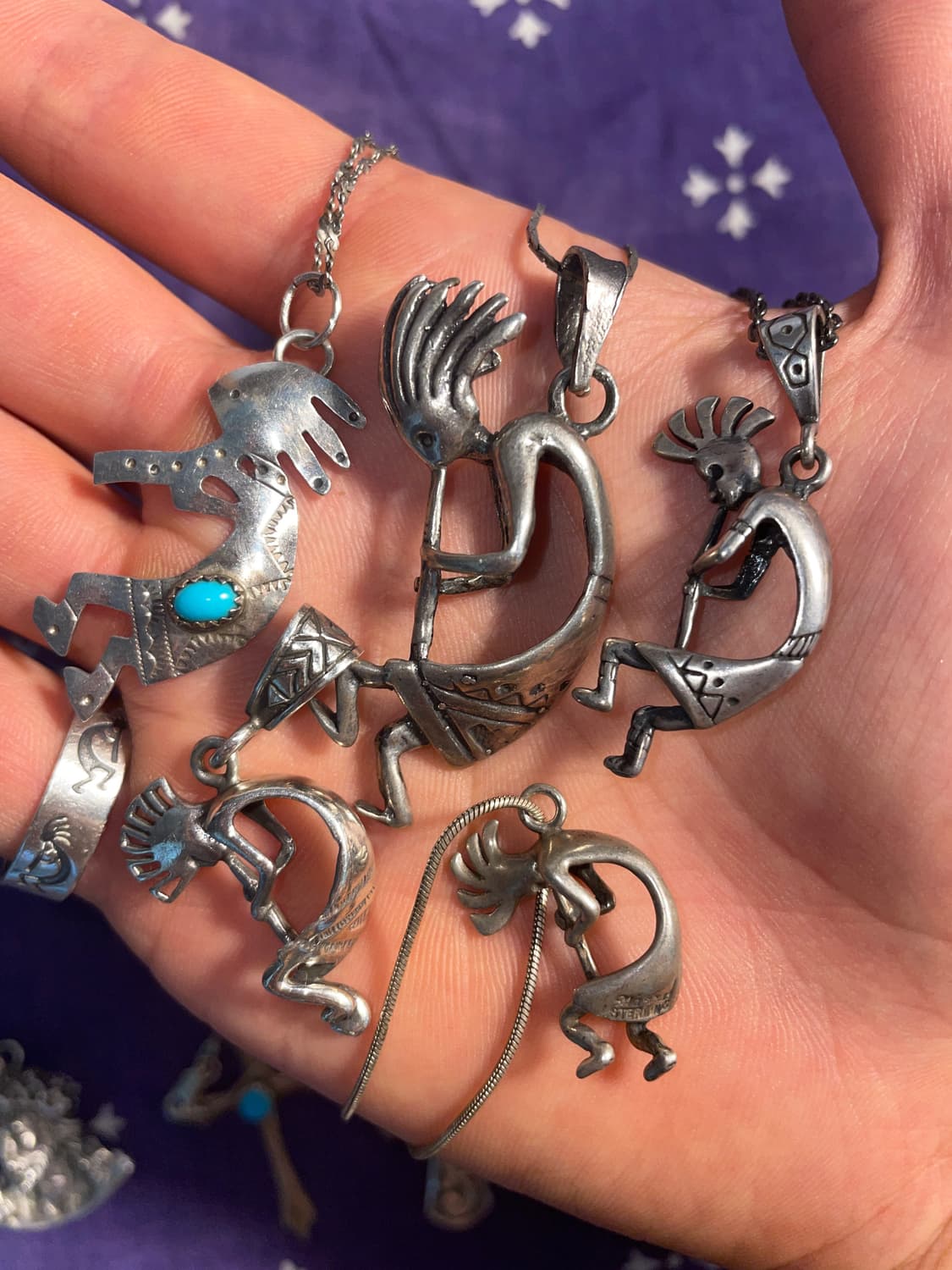 Vintage Silver Kokopelli Pendant 상품이미지7