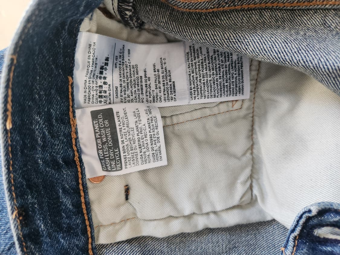 빅E프리미엄 리바이스 501 청바지 W30 상품이미지2