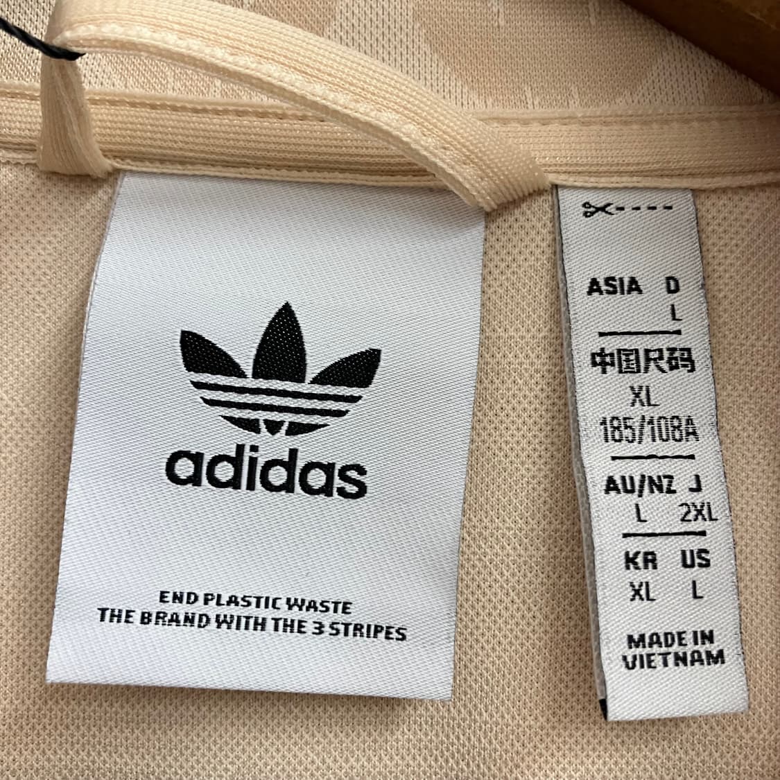 N33 아디다스 모노 트랙탑 져지 XL 상품이미지3