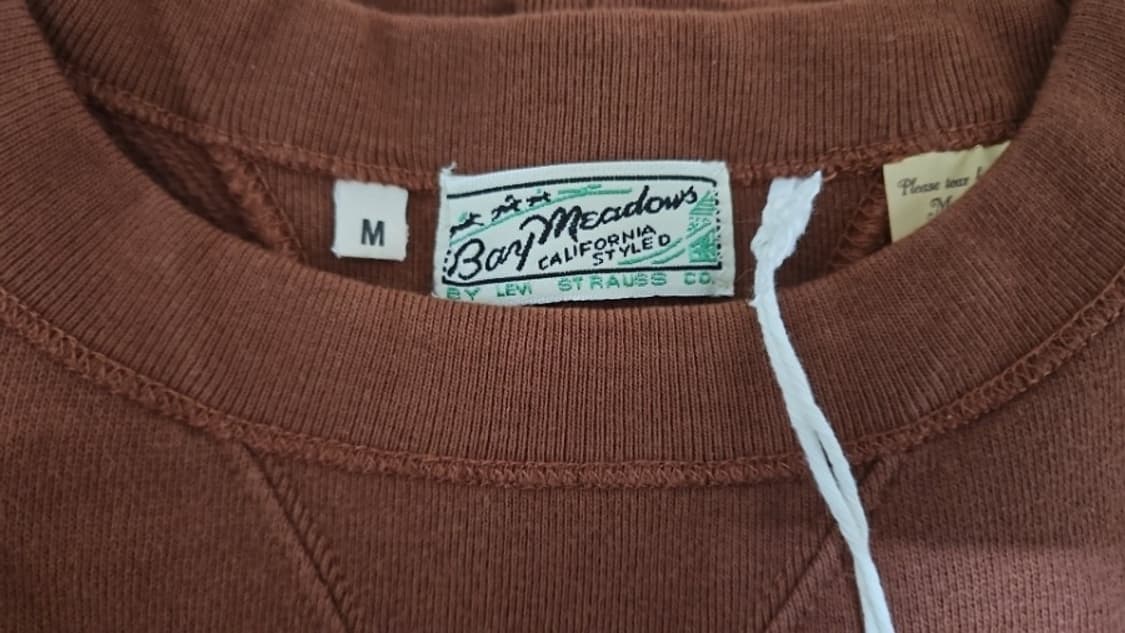 리바이스 LVC 1940's 베이 메도우 스웨트셔츠 토터스 쉘 M 상품이미지6