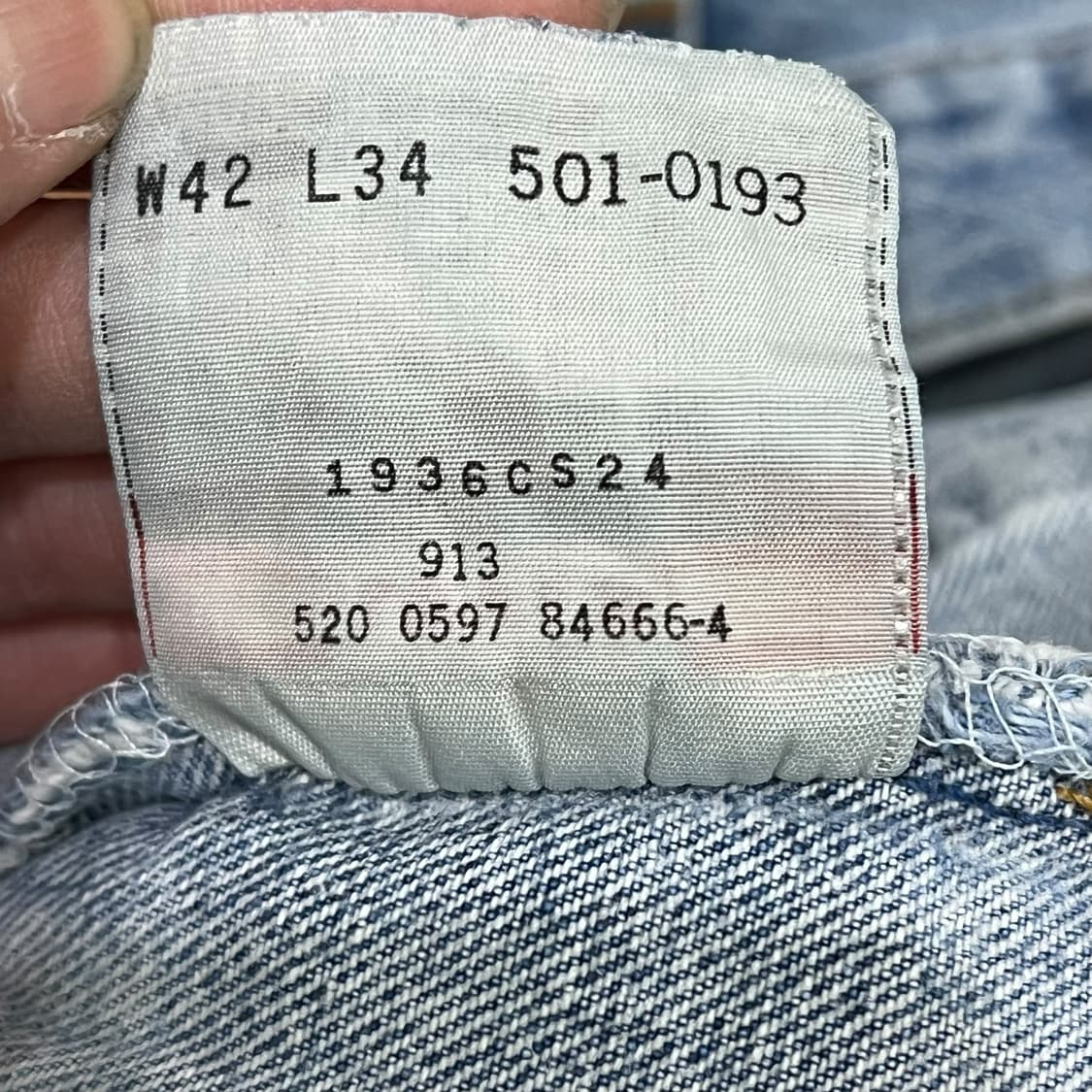 usa 리바이스 501 데님팬츠 s08754 상품이미지10