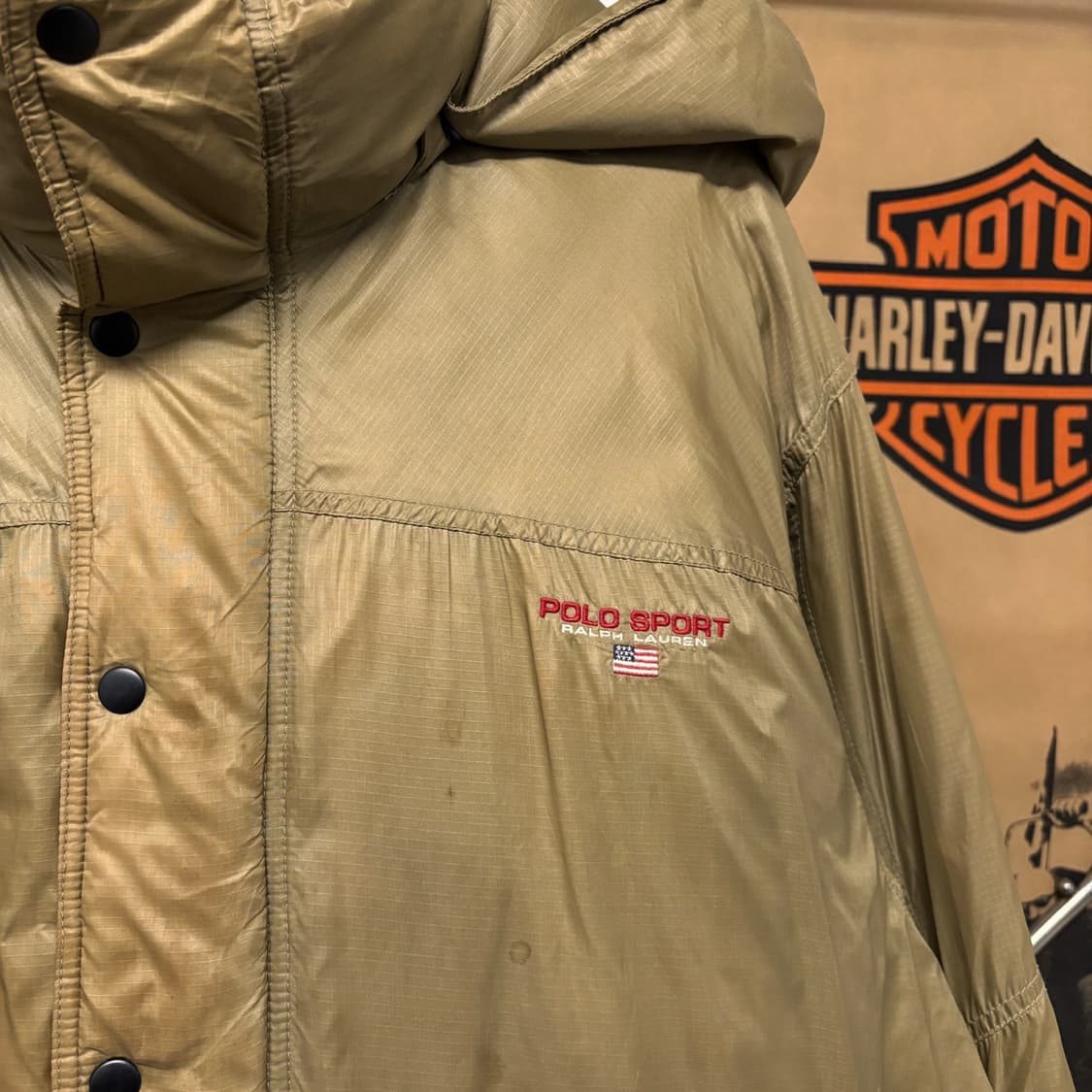 폴로스포츠 by 랄프로렌 다운 퍼후드 탈부착 버튼 집업 파카자켓 N69 상품이미지5