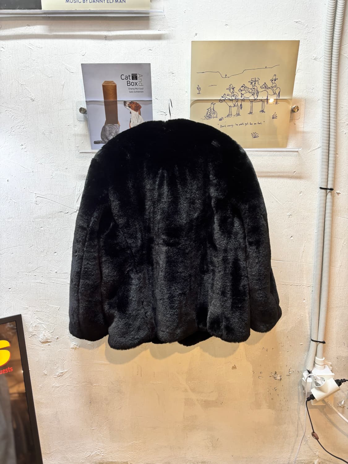 Gap 블랙 퍼자켓 상품이미지4