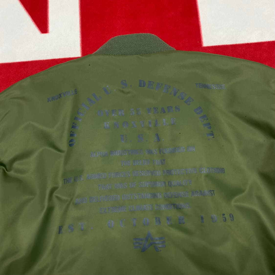 알파인더스트리 MA-1자켓 L  상품이미지6