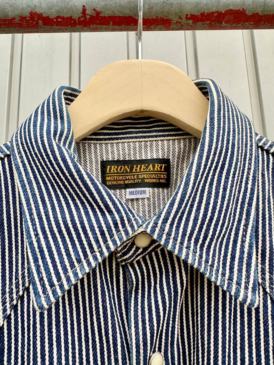 아이언하트  히코리 스트라이프 웨스턴셔츠 상품이미지3