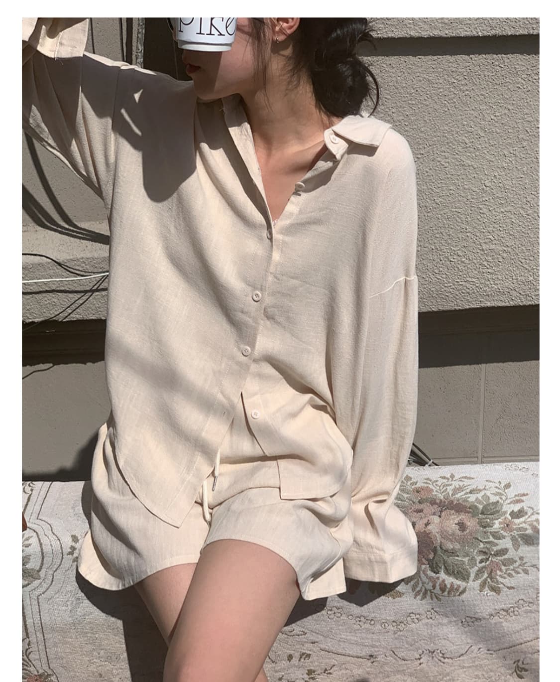 린넨 투피스세트 상품이미지2