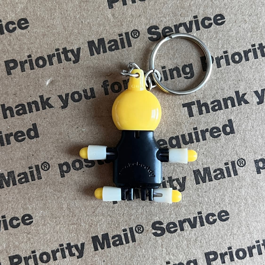 90s vtg Smiley Robot Keyring 상품이미지3
