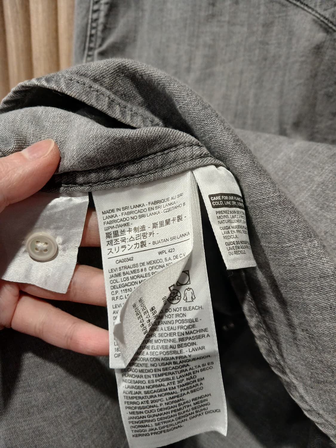 무배) 리바이스 레드탭 워싱 웨스턴셔츠 - M 상품이미지6